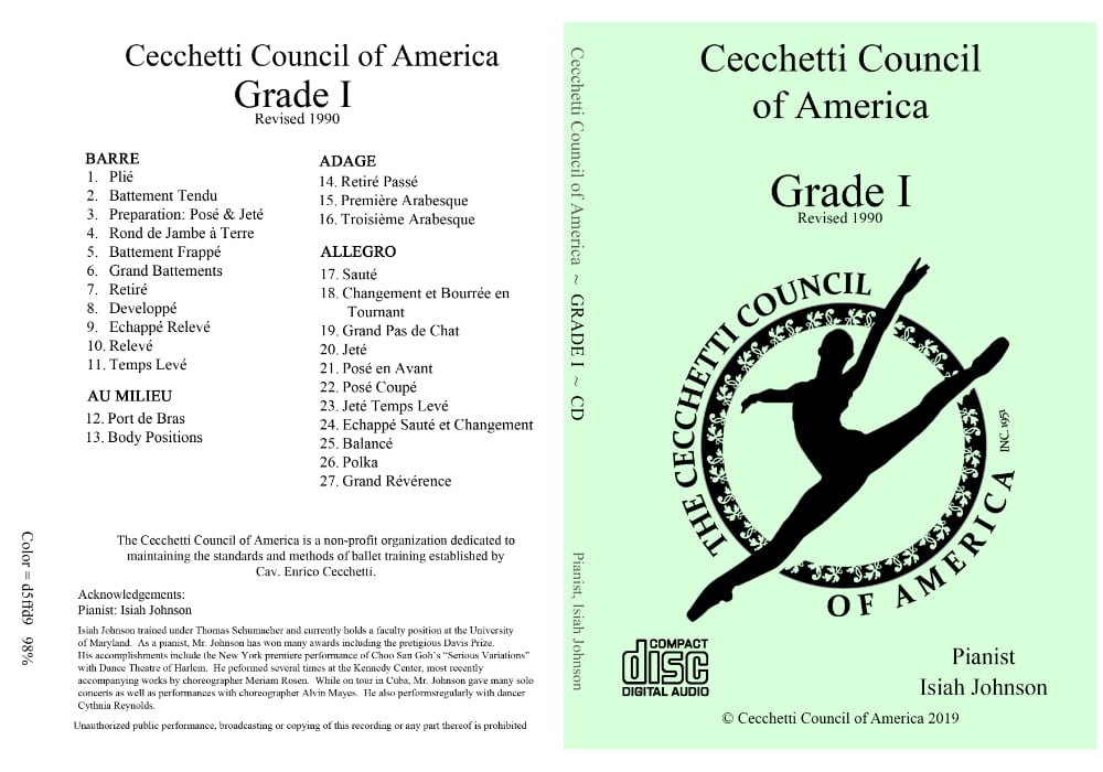 Primary I CD - Cecchetti Council of America